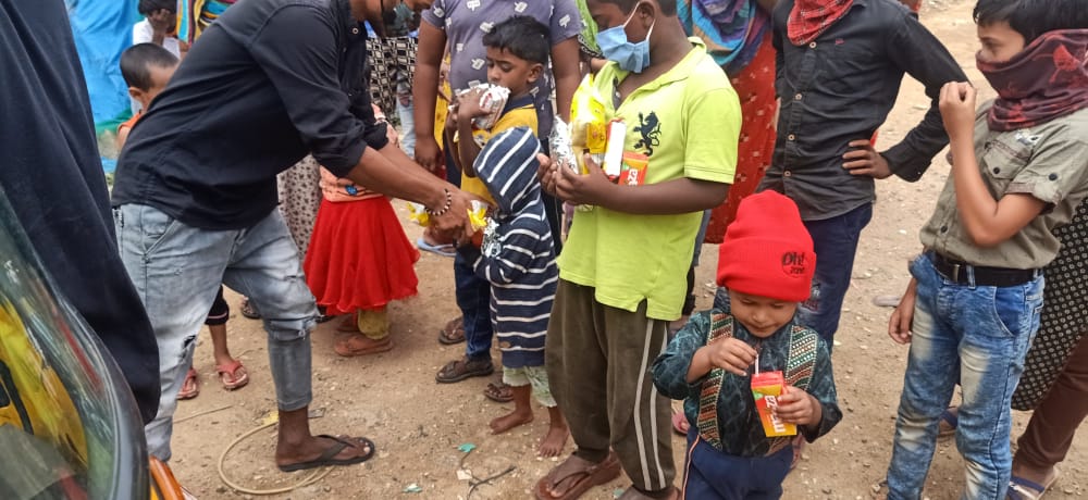 Juice and Snacks for Children