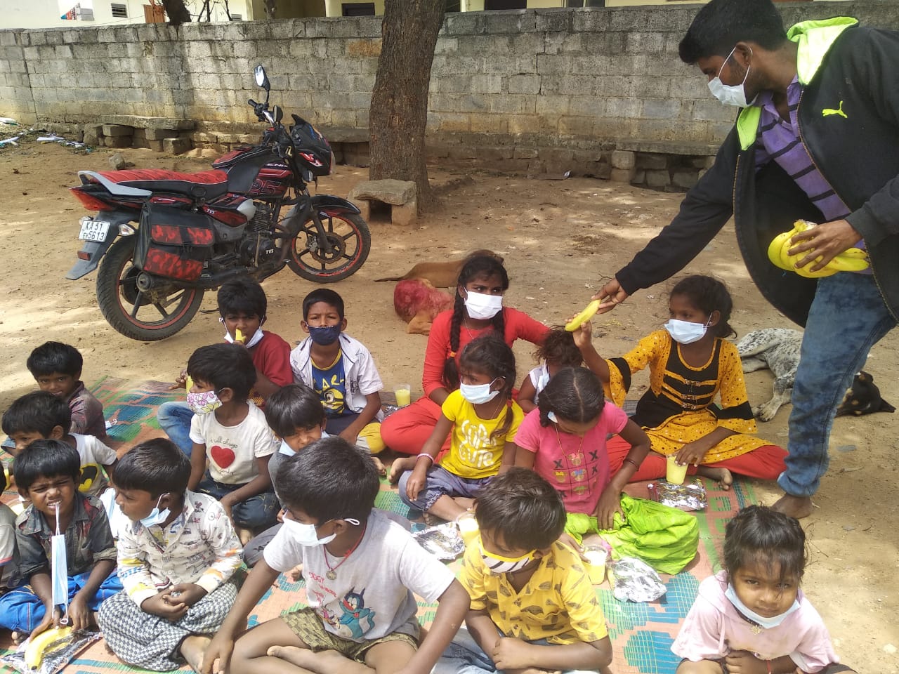 Fresh Bananas for Local Kids