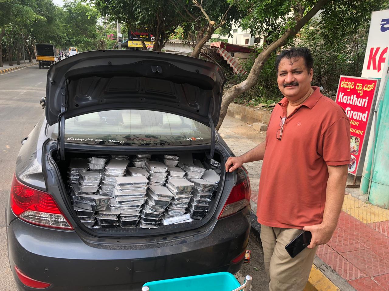 Trunk Full of Packed Meals