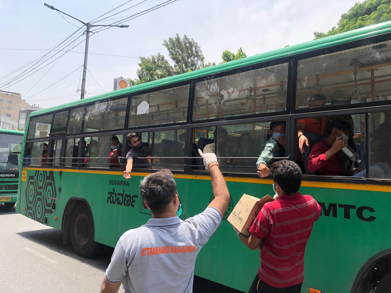 Aid Through Bus Windows