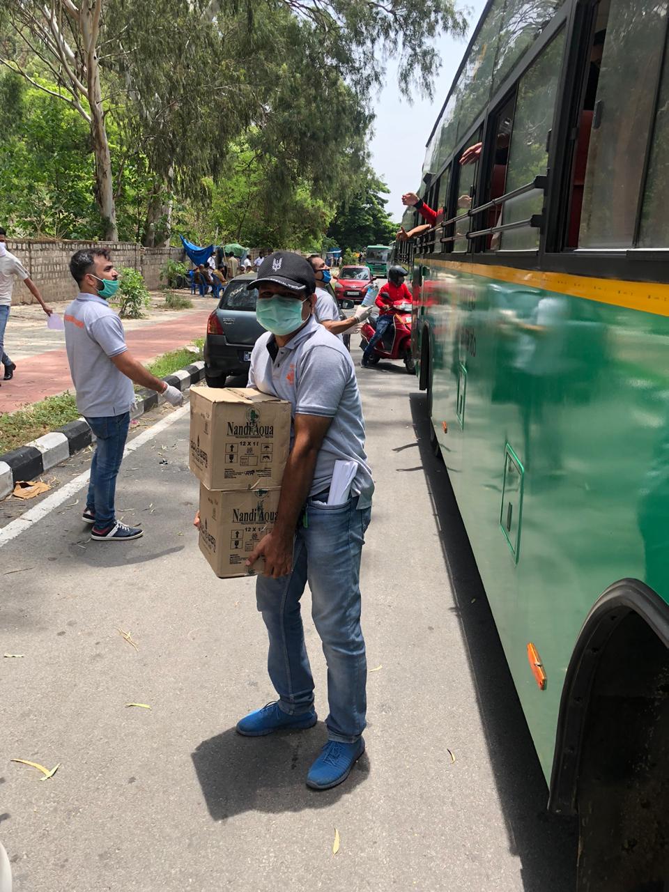 Water Bottles for Bus Passengers