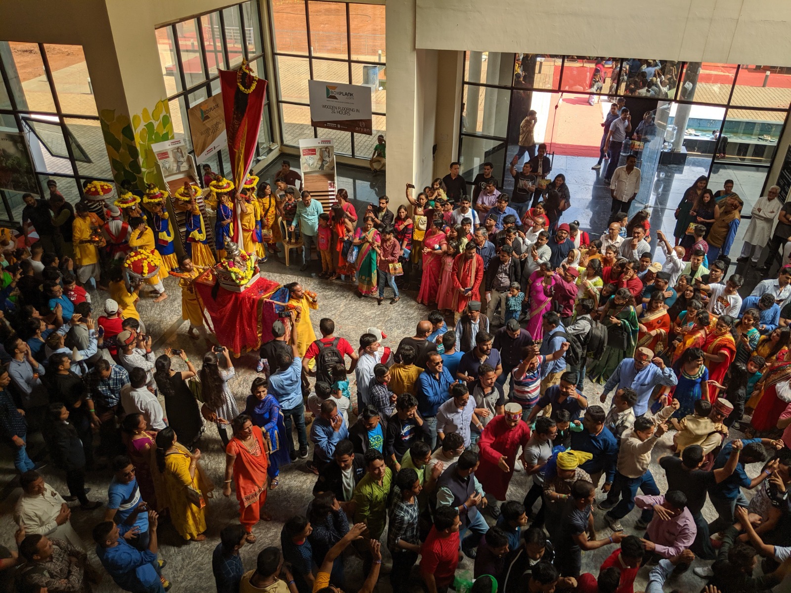 Indoor Folk Festival Gathering